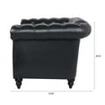 thumbnail image 6 of One-Person Sofa for Relaxing Living Room | Backrest with Equal Stress | Soft and Cleanable PU Leather | Simple Clean of Birch Leg Stains, 6 of 6