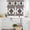 Red, variant on Brown Gray Boho Kitchen Curtains Sets for Windows 36 Inch Length, Southwestern Ethnic Abstract Geometric Rod Pocket Window Treatments Tier Curtains and Valances Set for Bedroom/Bathroom