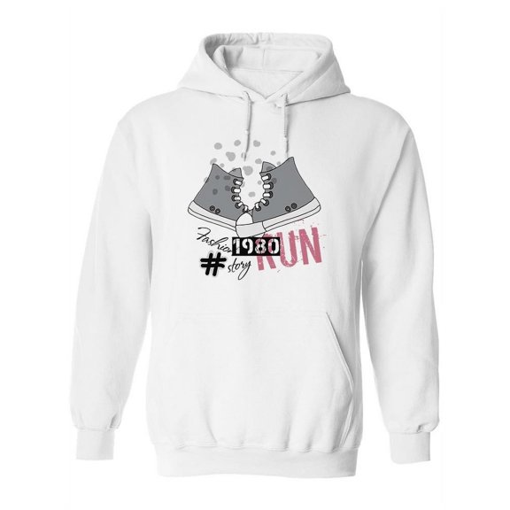 Run Sketch Hoodie Women -Image by Shutterstock, Female Small