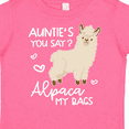 thumbnail image 4 of Inktastic Auntie's You Say Alpaca My Bags Boys or Girls Toddler T-Shirt, 4 of 5
