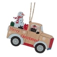 thumbnail image 1 of Puntoco Árbol De Navidad De Madera, Muñeco De Nieve, Colgante Con Astillas De Madera, Astillas De Madera De Colores, Colgante De Decoración Navideña, 10 Piezas H, Decoración Del Hogar, 1 of 2