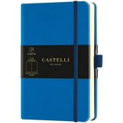 Castelli QC825-914 Aquarela A5 Notebook, Blank, Blue Sea
