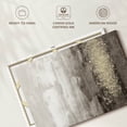thumbnail image 6 of Elephant Stock Glitter Rain I Wall Art - Horizontal Canvas Wall Art - Living Room Wall Decor - Abstract Canvas - Gray And White Decor By Jennifer Goldberger - 36" x 24", 6 of 8