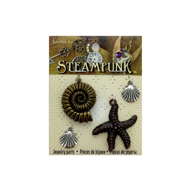Solid Oak Steampunk Charme Marin 4pc