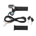 thumbnail image 3 of Accelerator Handle Bar, ABS 2pcs Waterproof LED Indicator Throttle Handle Grips Antiskid Comfortable  For Motorcycles For Scooters, 3 of 8