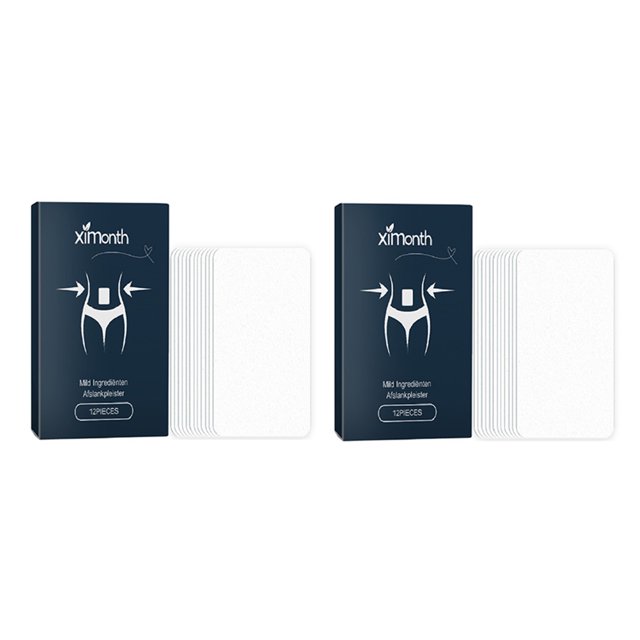 Parches Abdomen Del Vientre Inglesa para Perder Peso (2pcs) Rojo