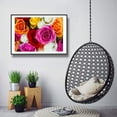 thumbnail image 2 of IDEA4WALL Framed Canvas Wall Art Rose Flowers Floral Picture Prints for Modern Home Decoration, 2 of 4