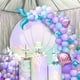 thumbnail image 2 of Kit de guirnaldas con forma de arco con forma de sirena, 89 unidades, diseño azul morado, 2 of 2