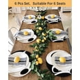 thumbnail image 4 of 15 Inch Round Placemats Set of 4, Halloween Non Slip Heat Insulation PP Table Mats, Cartoon Funny Error Ghost Black Washable Place Mats for Kitchen Dining Party Table Decor, 4 of 7