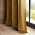 thumbnail image 6 of Top Finel Velvet Blackout Curtains Gold Brown Grommet Curtains 52" x 84", 2 Panels, 6 of 13