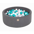 thumbnail image 1 of MeowBaby Large Round 35 x 11.5 In Baby Foam Ball Pit w/ 200 2.75 Inch Balls, 1 of 7