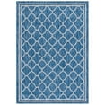 thumbnail image 4 of SAFAVIEH Courtyard Claudia Geometric Indoor/Outdoor Runner Rug, Navy/Grey, 2'3" x 8', 4 of 9