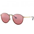 thumbnail image 1 of Ray-Ban RB3574N-001 / E4 Blaze Round Gold Redondo Lente de espejo rosa Gafas de sol de metal Ray-Ban RB3574N-001/E4, 1 of 1