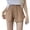 Coffee, variant on Asxite Womens Pajamas Solid Textured Drawstring High Waist Shorts Thin Loose Home Sleep