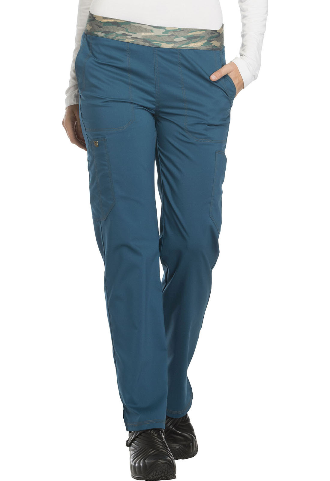 Dickies - Dickies Essence Mid Rise Tapered Leg Pull-on Scrub Pant DK140 ...