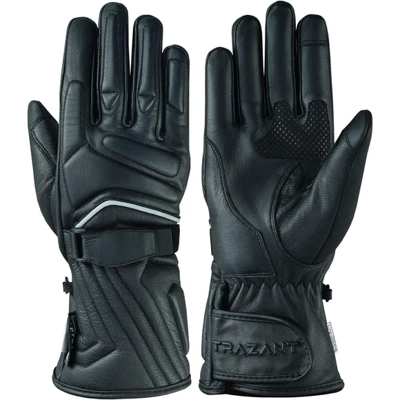 Goatskin Leather Motorcycle, Biker, Riding, Cruising, Motorbike Reinforced Palm Gloves