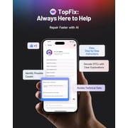 Topscan Master OBD2 Scanner Bluetooth, 2026 Wireless Bidirectional Scan Tool, All System Diagnostic Tool for iOS & Android, 30+ Resets, FCA AutoAuth, CAN-FD/DoIP, Upgraded Version of TopScan