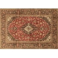 thumbnail image 1 of Ahgly Company Indoor Rectangle Medallion Brown Traditional Area Rugs, 7' x 9', 1 of 4