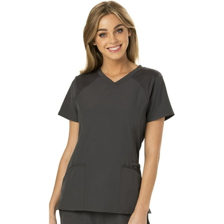 

HeartSoul Break On Through Women s Scrubs Top V-Neck HS660