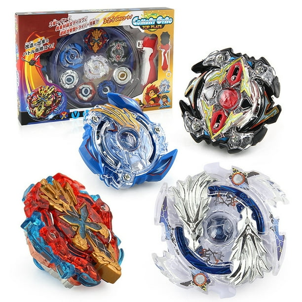 Battle Top Toy Set, 4 In 1 Cool Appearance Battling Top Plastic