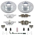 thumbnail image 3 of PowerStop Front Z26 Street Warrior Carbon-Fiber Ceramic Brake Pad and Drilled and Slotted Rotor Kit Fits: BMW Select Models K628-26, 3 of 9