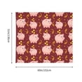 thumbnail image 3 of Sikiie Cute Pig with Coins tapestry wall hanging home decor for bedrooms, living rooms, dorms 60x51in, 3 of 6