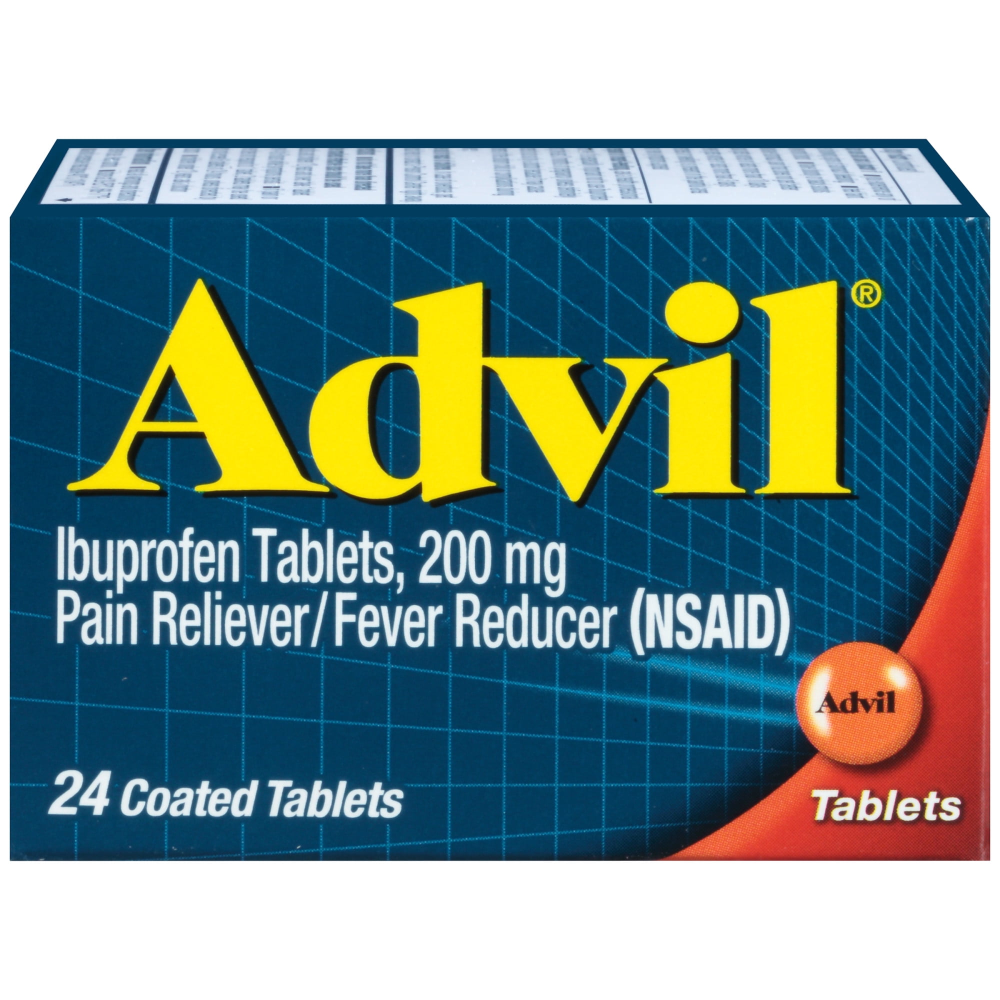 Buy Advil Pain and Headache Reliever Ibuprofen, 200 Mg Coated Tablets