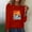 Red sweatshirts women, variant on Usmixi Sale Sweatshirt for Women Fall Comfy Lightweight Ladies Going out Loose Cute Pullover Tee Tops Winter Trendy Coconut Tree Print Crewneck Long Sleeve Blouses