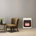 Hearth Sense Dual Fuel Vent Less Infrared Plaque Heater with Base and