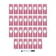 thumbnail image 3 of 30 separadores de tallas para ropa de armario, etiquetas colgantes, divisores de armario en blanco rosa, 3 of 9