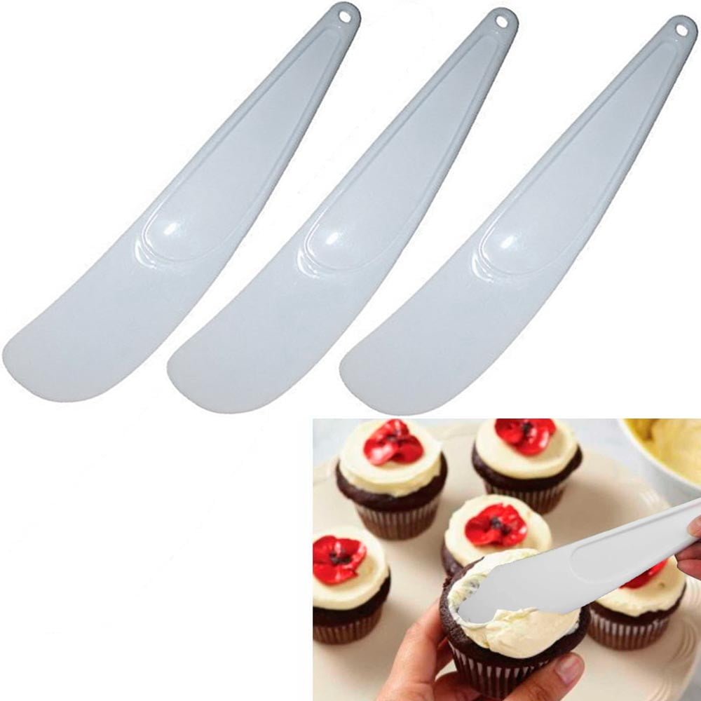 3 Spreading Spatula Cake Icing Scraping Cutter Kitchen Viennese Utensil