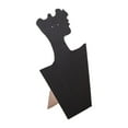 thumbnail image 2 of Expositor de terciopelo para collares, organizador de joyas, estante decorativo para negocios Negro, 2 of 8
