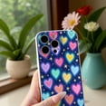 thumbnail image 5 of SKLYDDI Multicolor Cheerful Heart & Star for iPhone XS Max Case - Illustrative Pastel Design, TPU Flexible Cover, Aesthetic Cute, 5 of 7