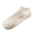 thumbnail image 4 of iHPH7 Slipper Socks for Women Sock Slippers for Women Ankle Socks for Women Slipper Socks with Grips for Women Soft Socks Soft Socks for Women Fuzzy Gifts for Women Beige One Size, 4 of 4