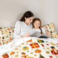 thumbnail image 4 of Manfei Nutcracker King Size Comforter Sets Christmas Comforters King Size, Blue Silver 3pcs 1 Comforter and 2 Pillowcases, Xmas Reversible, 4 of 6