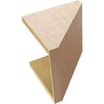 thumbnail image 6 of 11"W x 11"D x 11"H Wide Concord Rough Cedar Woodgrain TimberThane Corbel, Primed Tan, 6 of 6