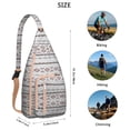 thumbnail image 3 of Waterproof Crossbody Backpack - Women's Floral Sling Bag, Lightweight Anti-Theft Boho Shoulder Bag for Outdoor, Commute, 3 of 4