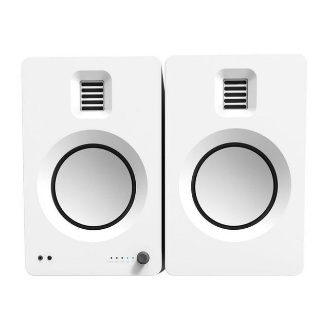 Kanto TUK - Speakers - bookshelf - wireless - Bluetooth - 130 Watt (total) - 2-way - matte white