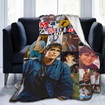 Blanket Matt Actor Dillon Throw Flannel Blankets Warm Soft Cozy Fuzzy Air Conditioning Blanket for Living Room Sofa Bed Gift Blankets for All Seasons 30"x40"