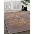 thumbnail image 3 of Ahgly Company Machine Washable Indoor Rectangle Industrial Modern Puce Purple Area Rugs, 2' x 5', 3 of 7