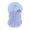 thumbnail image 3 of Ropa de punto para cachorros, suéter para perros, suéter grueso clásico de punto para invierno, suéter para perros, suéter para mascotas para caminar azul Yinane  Suéter para cachorros, 3 of 8