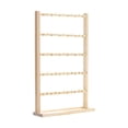 thumbnail image 1 of Expositor de pendientes de madera, expositor de joyas, soporte para pendientes 5 niveles, 1 of 9