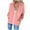 Pink, variant on LEAVINGSUO Womens Tops Winter Coats for Women Womens Plus Size $5 Fashion Women Casual Hooded Slim Zipper Fleece Sweater Coat