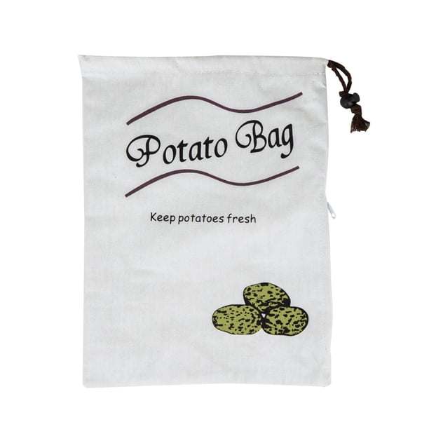 Bolsa de verduras, bolsa de almacenamiento de alimentos, bolsa con cordón Simple reutilizable, bolsa con cordón para regalo de boda, banquete, Papa