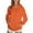 A-Orange, variant on Puliio Womens Hoodies Solid Color High Collar Drawstring Hooded Sweartshirts With Side Pockets Non Velvet Soft Comfy Simple Outdoor Pullover Tops