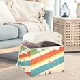 thumbnail image 3 of Yayeee Collapsible Cube Storage Bin with Lid Fabric Closet Decorative Basket with Handles, Colorful Plane, 3 of 7