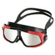 thumbnail image 3 of Gafas de natación Y1 con marco grande y revestimiento antiniebla para hombre y mujer - Ideal para buceo y playa - Color negro/rojo electrizante  

(Nota: Este título en español de México cumple con, 3 of 6
