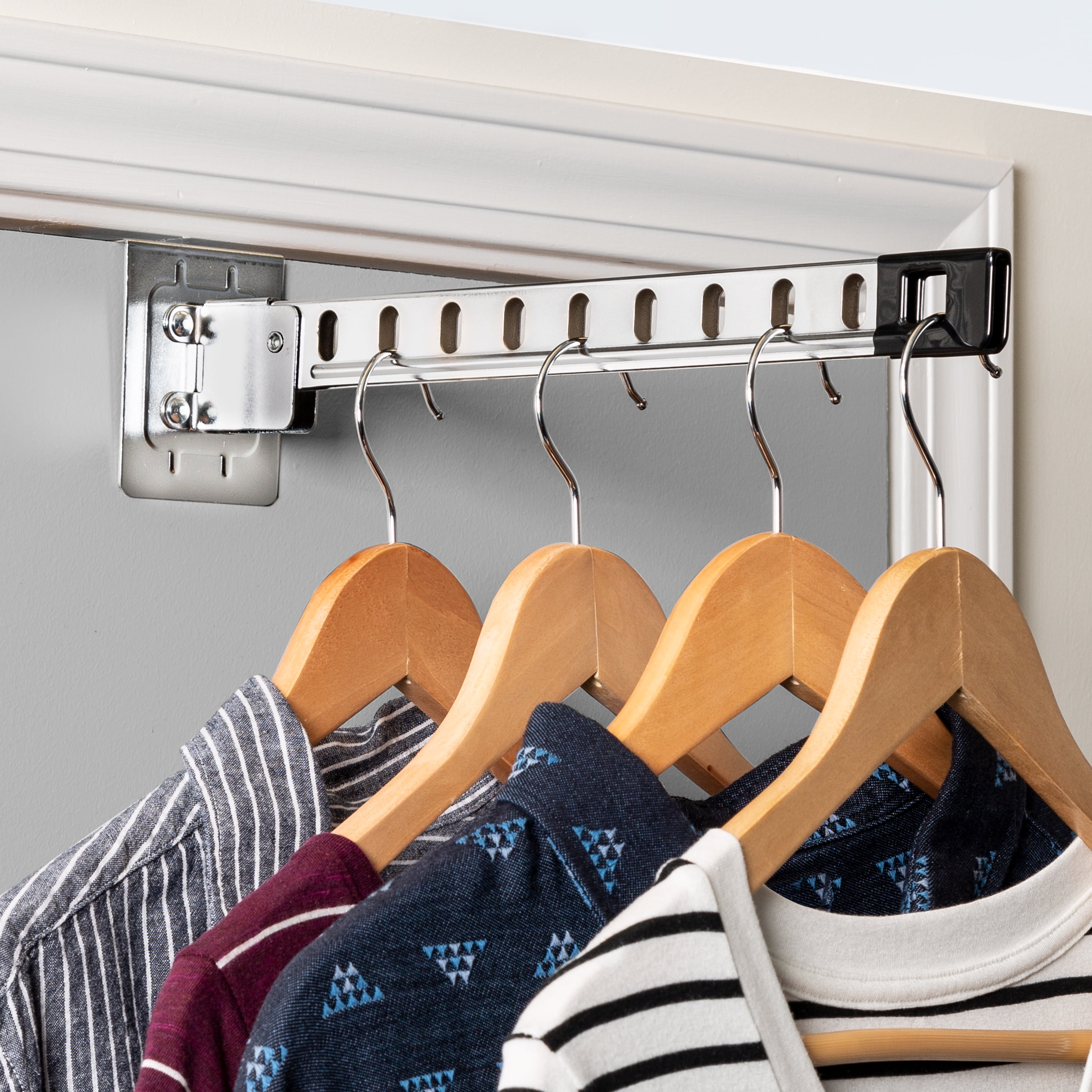 Honey Can Do Space Saving Over The Door Collapsible Hanger