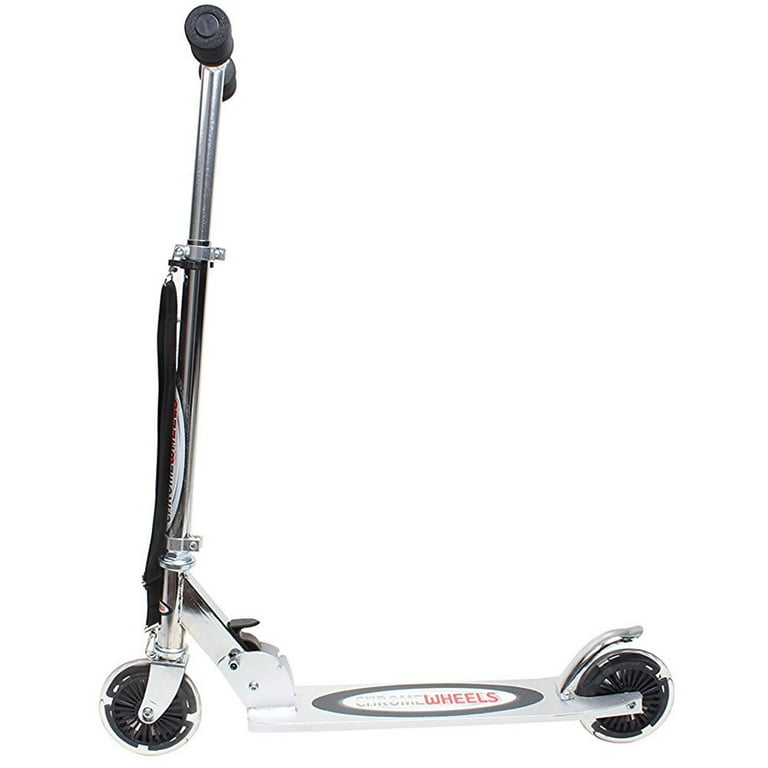 Chrome electric online scooter