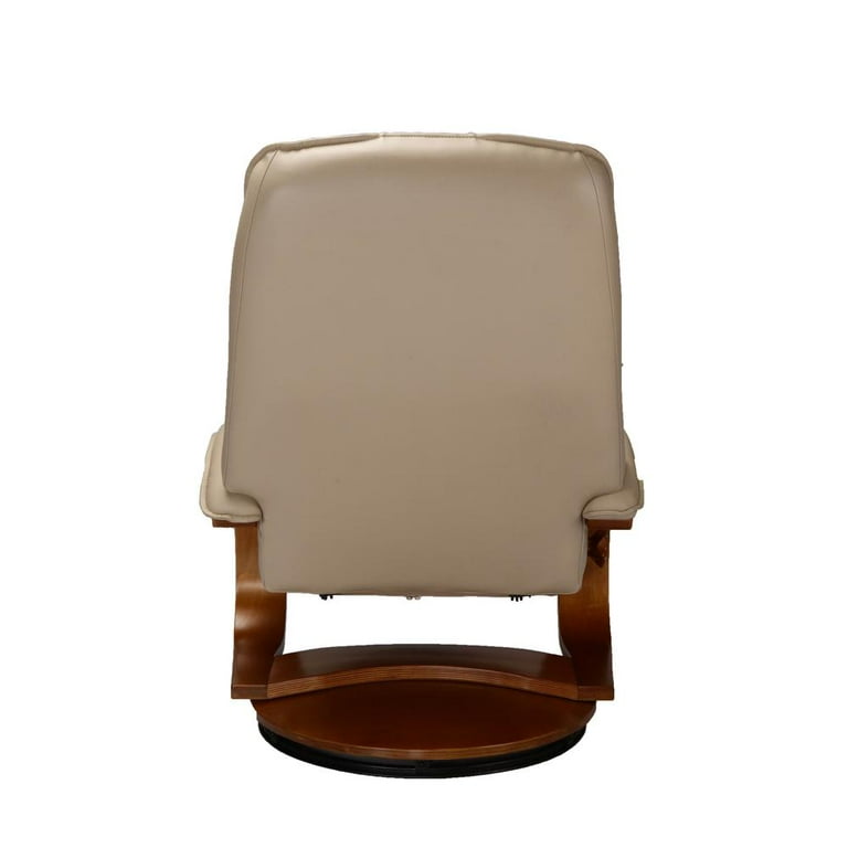 Thomasville top grain leather pedestal recliner with ottoman deals